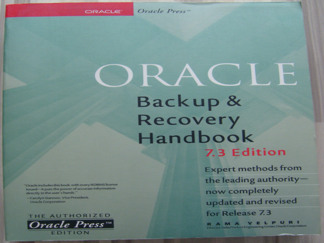 Oracle Backup & Recovery Handbook: 7.3 Edition